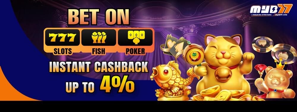 Myb77 Instant Cashback Up To 4% promotion banner